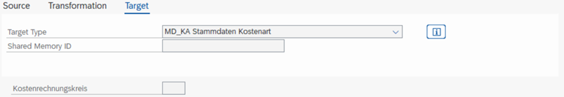 Stammdaten Kostenart