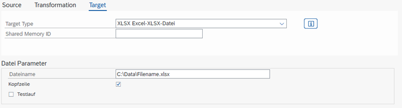 Configuración de archivo de Excel Kyra Stream